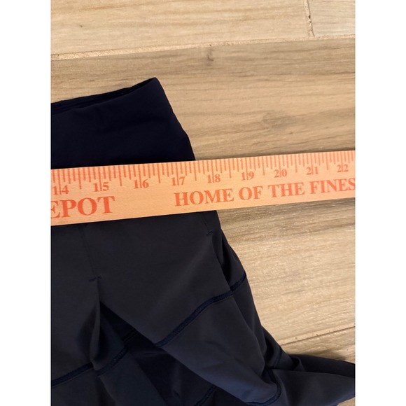 Lululemon Pace Rival Skirt Tall Navy Blue Pleated Tennis Golf Skort Size 10 - Picture 5 of 7